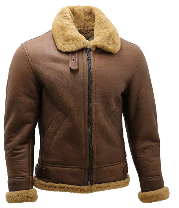 Mens B3 Shearling Flying Aviator Jacket