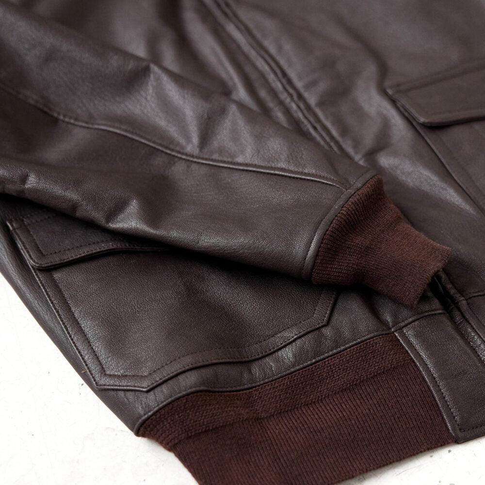 Men's Classic M-422A Leather Bomber Jacket - Timeless Style and Superior Comfort