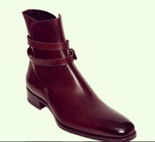 Handmade Boots Chelsea Pure Leather High Ankle Jodhpurs Casual Formal Shoes