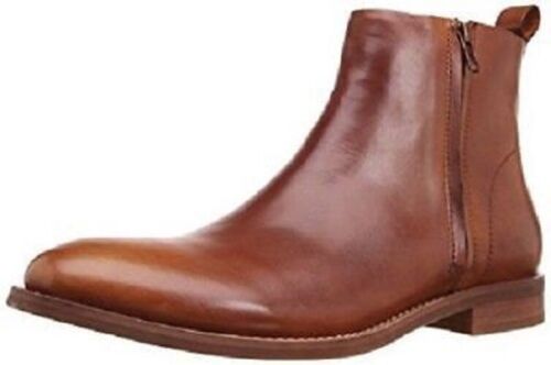 Men Handmade Chelsea Boots Brown Custom Made Pure leather Sole boots