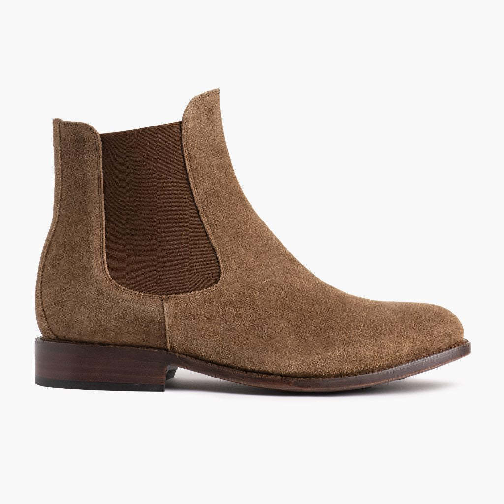 Handmade Suede Leather Boots Men, Chelsea Boots Men, Men's Designer Shoes