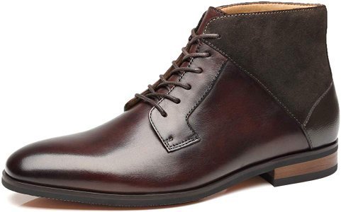 Men’s Handmade Brown Color Casual Lace Up Leather Shoes Chukka Boots