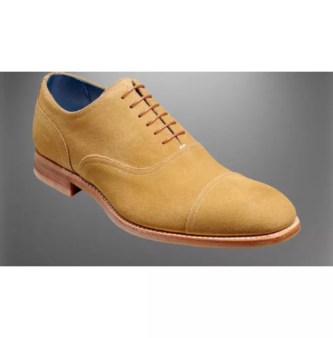 Handmade Light Tan Suede Formal Stylish Derby Dress Shoes