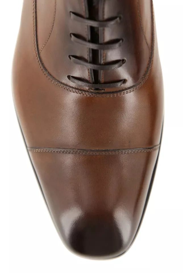 Handmade Brown Color Leather Wholecut Oxford Dress And Formal Shoes