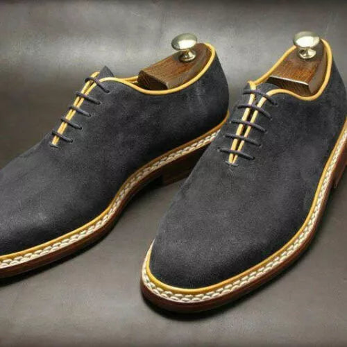 Men's Shoes Handmade Leather Formal Lace Up Round Toe Casual Dress Boots