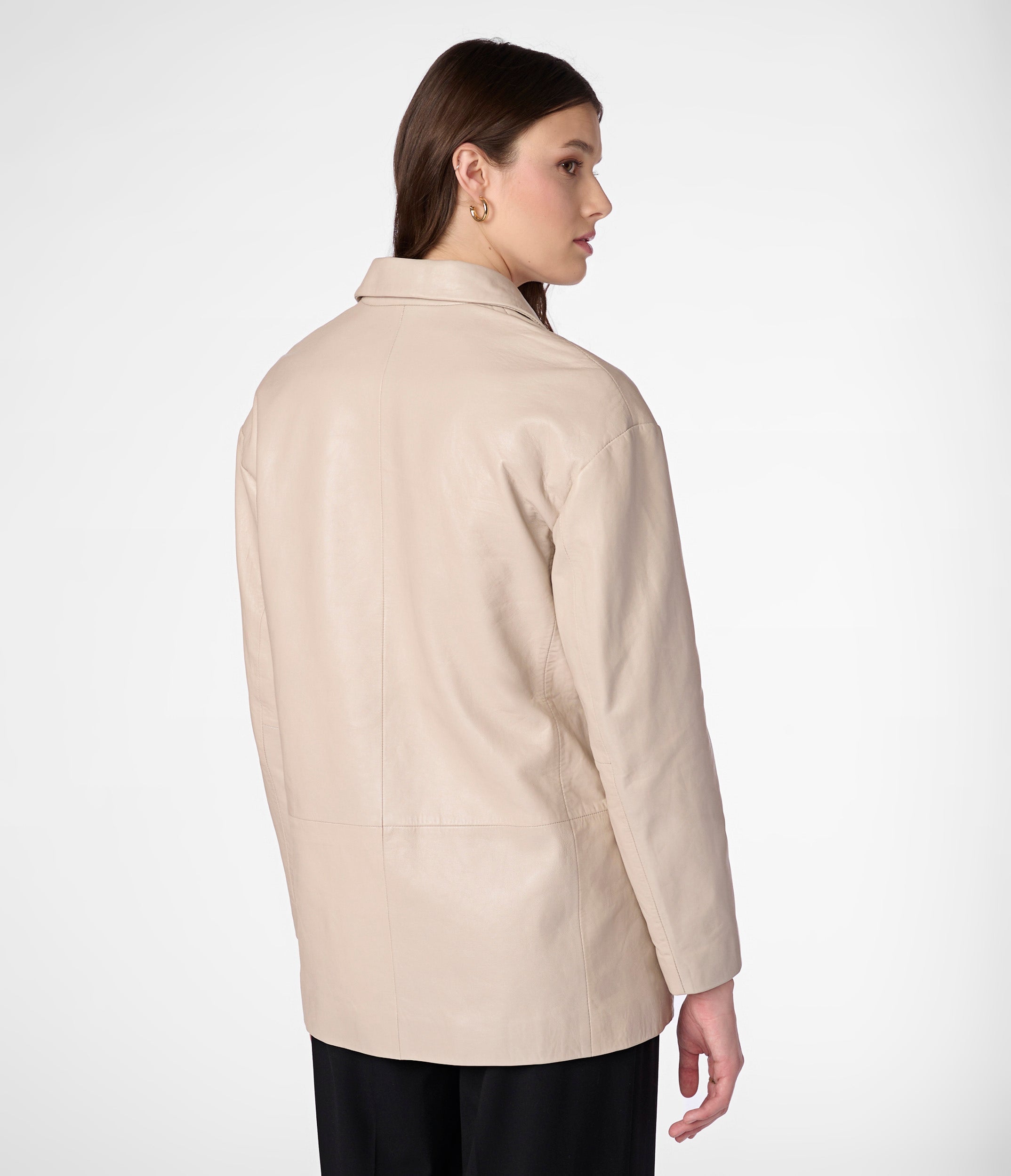 Teresa Genuine Leather Coat