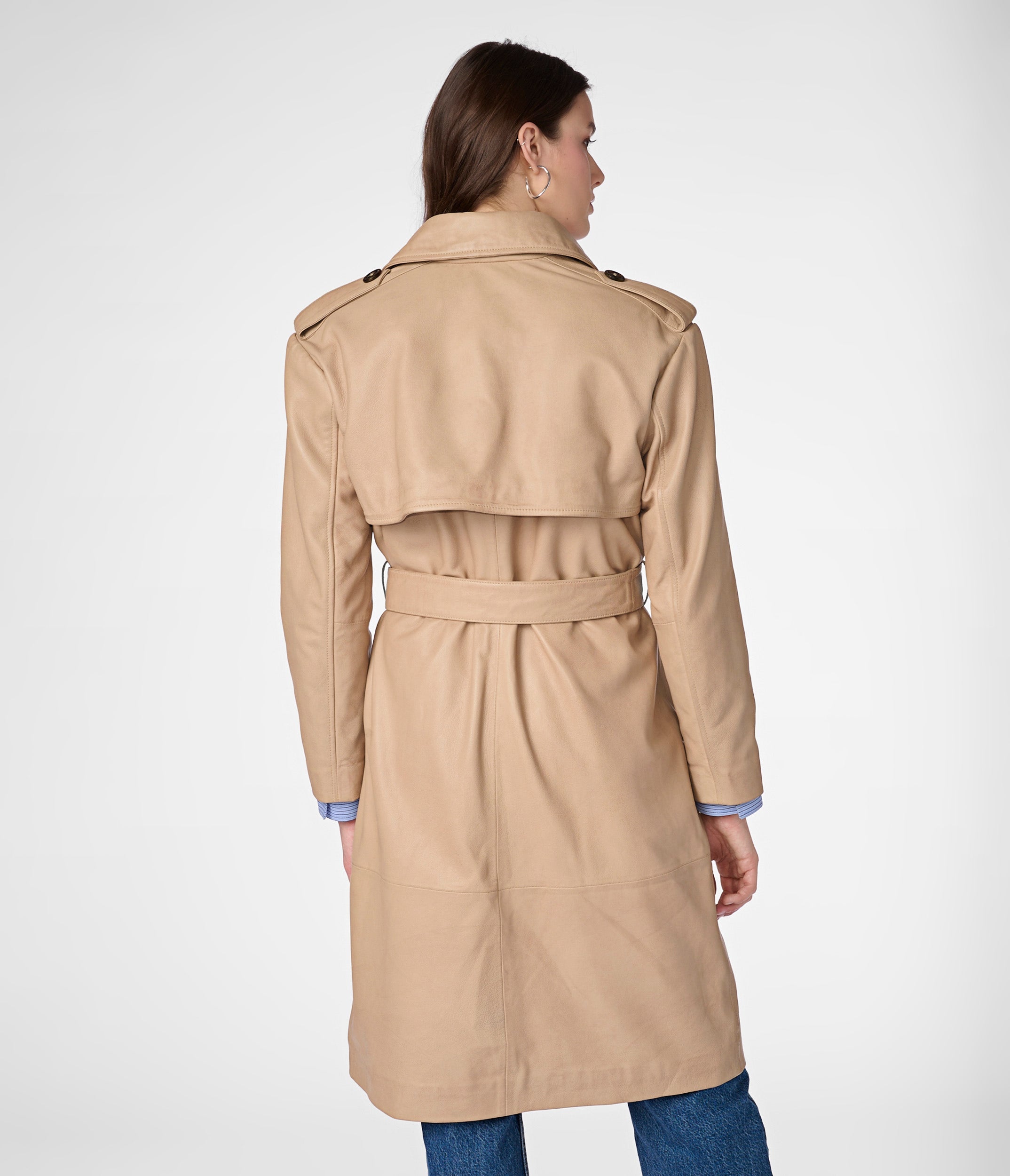 Harper Soft Leather Coat